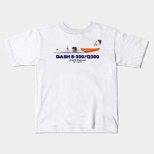 DeHavilland Canada Dash 8-300/Q300 - Airphil Express Kids T-Shirt